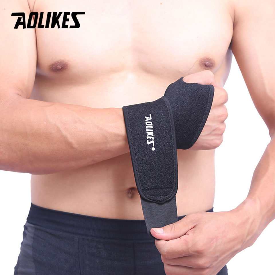 AOLIKES 1 PC Wrist Brace Suppo - Wrist Wraps Weightlifting Support ulasan dan harga