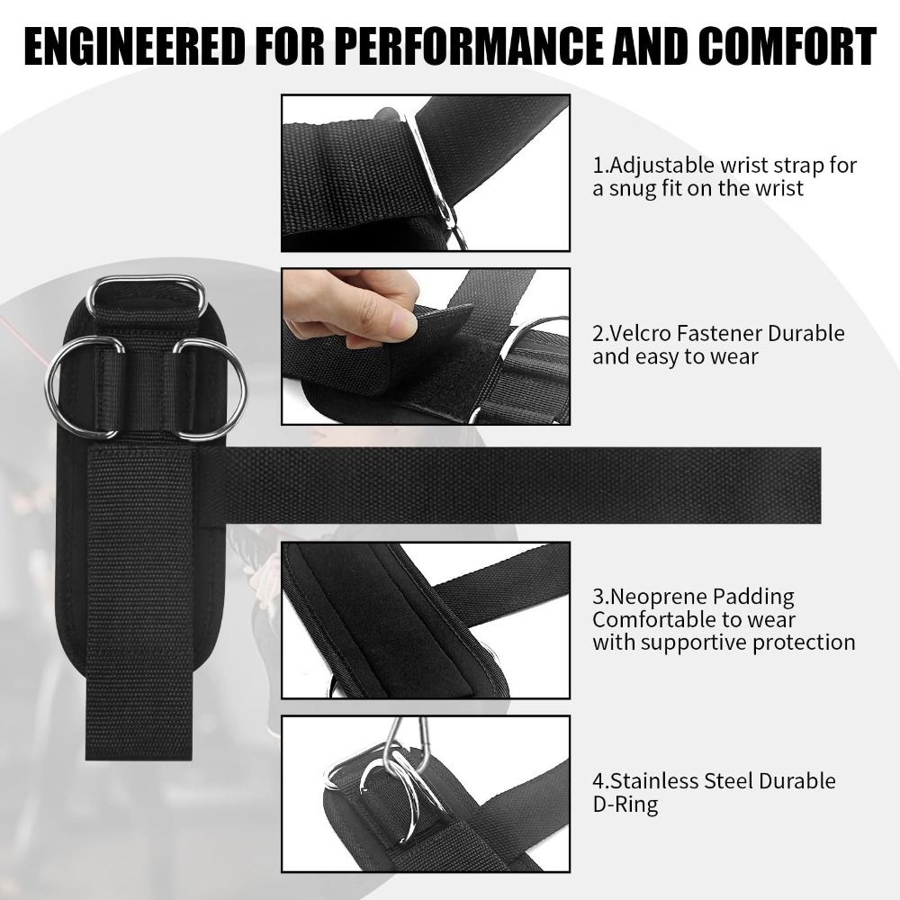 Non Slip Weightlifting Straps  - Wrist Wraps Weightlifting Support ulasan dan harga