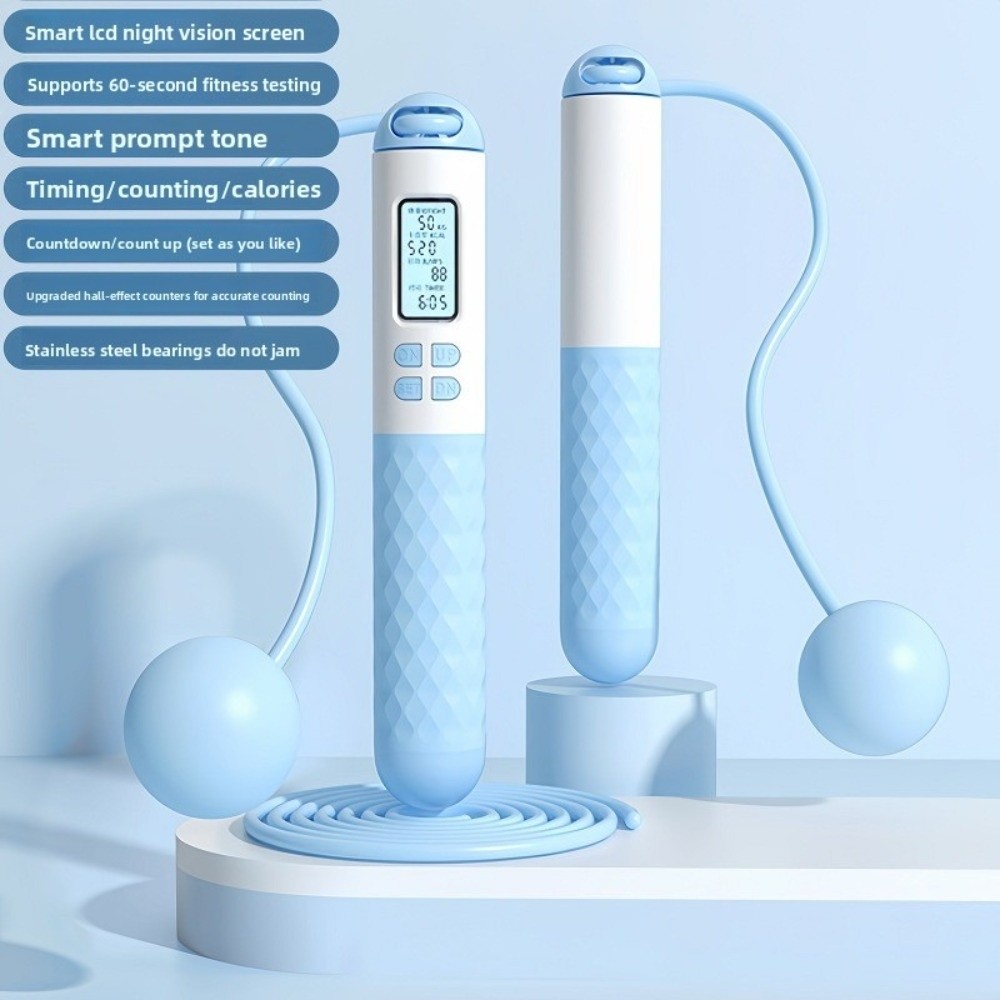 Portable Cordless Ropeless Jum - Smart Jump Rope Digital Counter ulasan dan harga