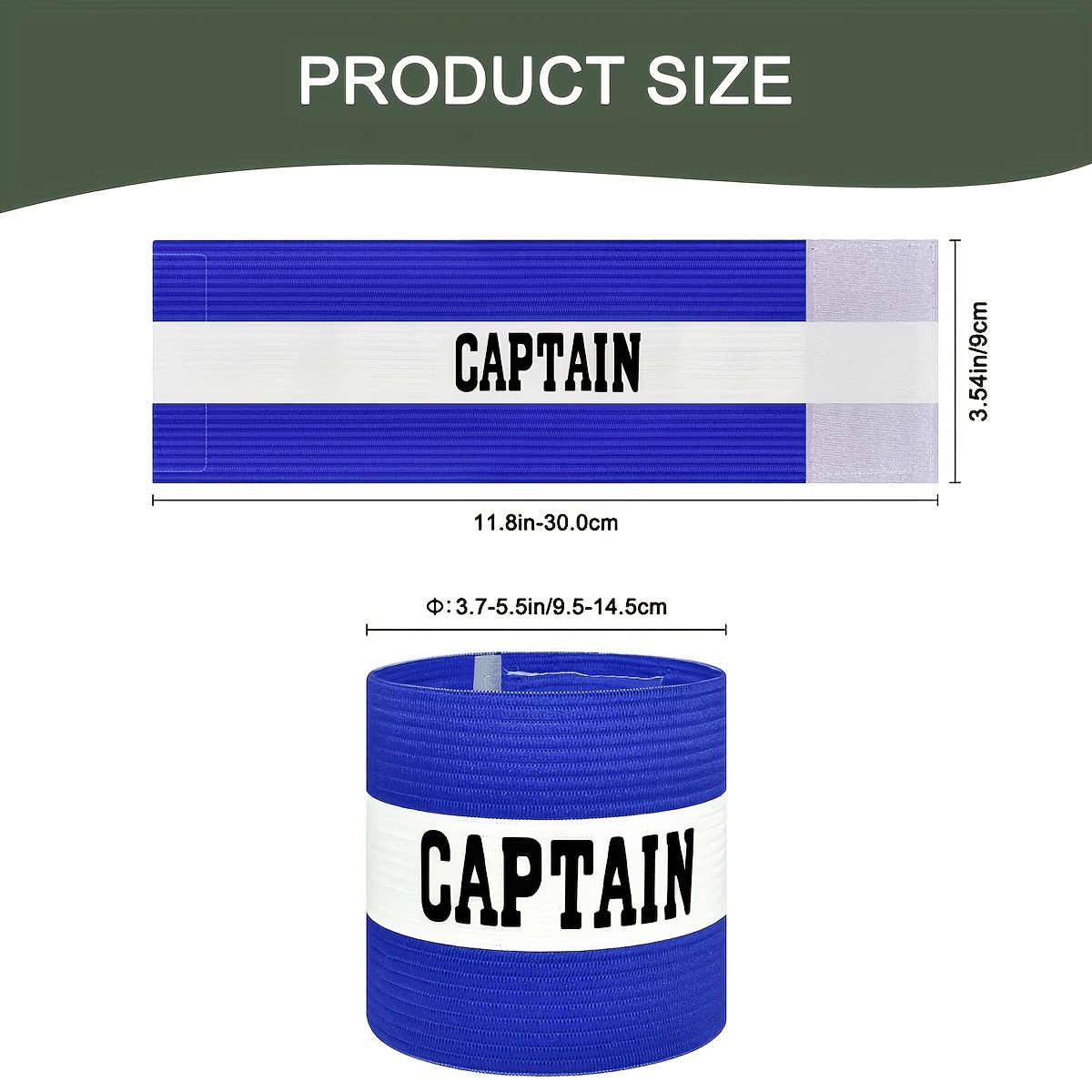 6Pcs Adjustable Captain Armban - Team Sports ulasan dan harga