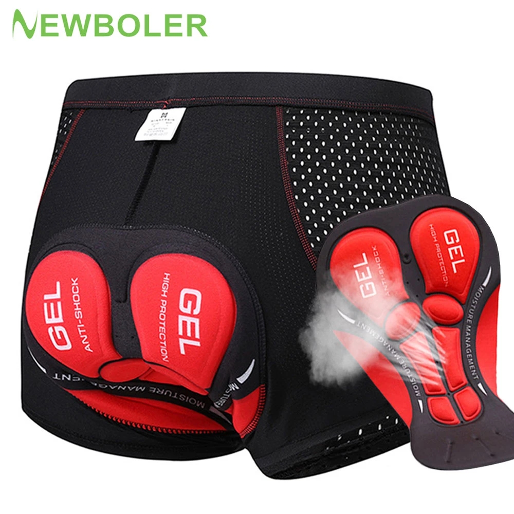 NEWBOLER Cycling Shorts Breath - Padded Cycling Shorts 5D Gel ulasan dan harga