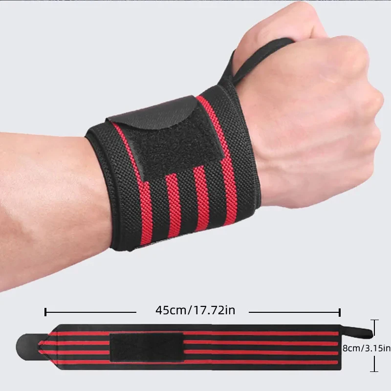 1PC Elastic Exercise Wrist Pre - Wrist Wraps Weightlifting Support ulasan dan harga