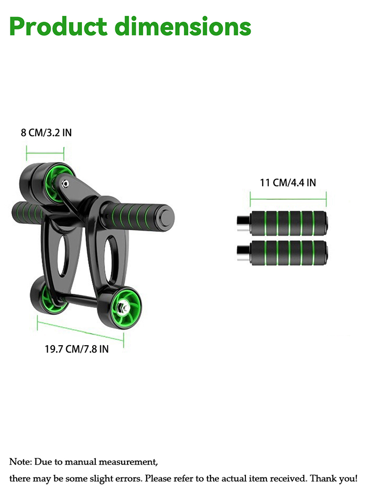 Ab Roller for Abs Workout 4 Wh - Ab Roller Wheel With Elbow Support ulasan dan harga